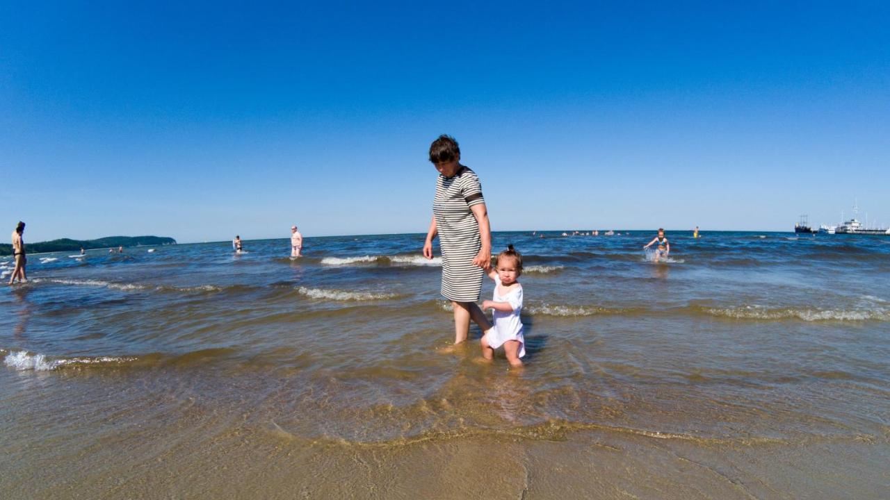 Beach Apartment I Plazowy Happy Hours 索波特 外观 照片